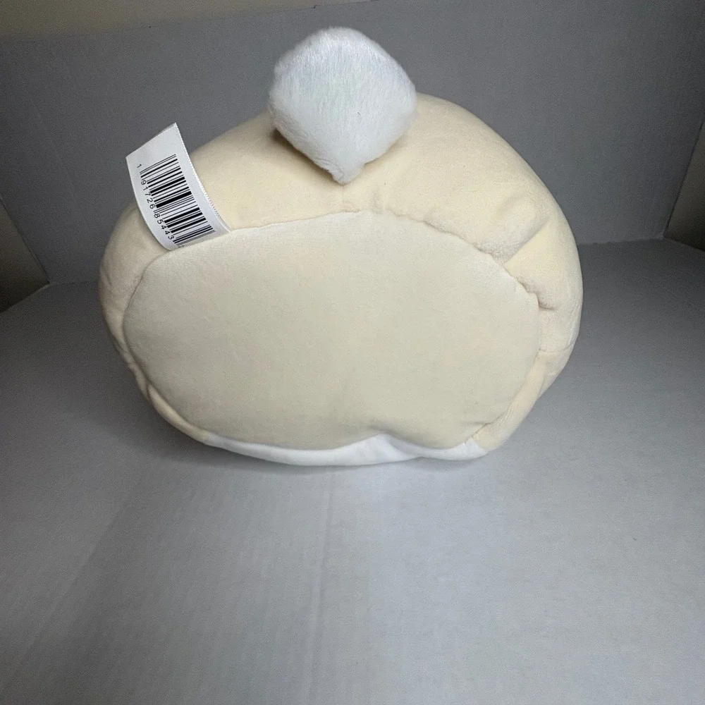 Squishmallows Valentina Bunny Easter Basket Plush Bag Cream White‎
